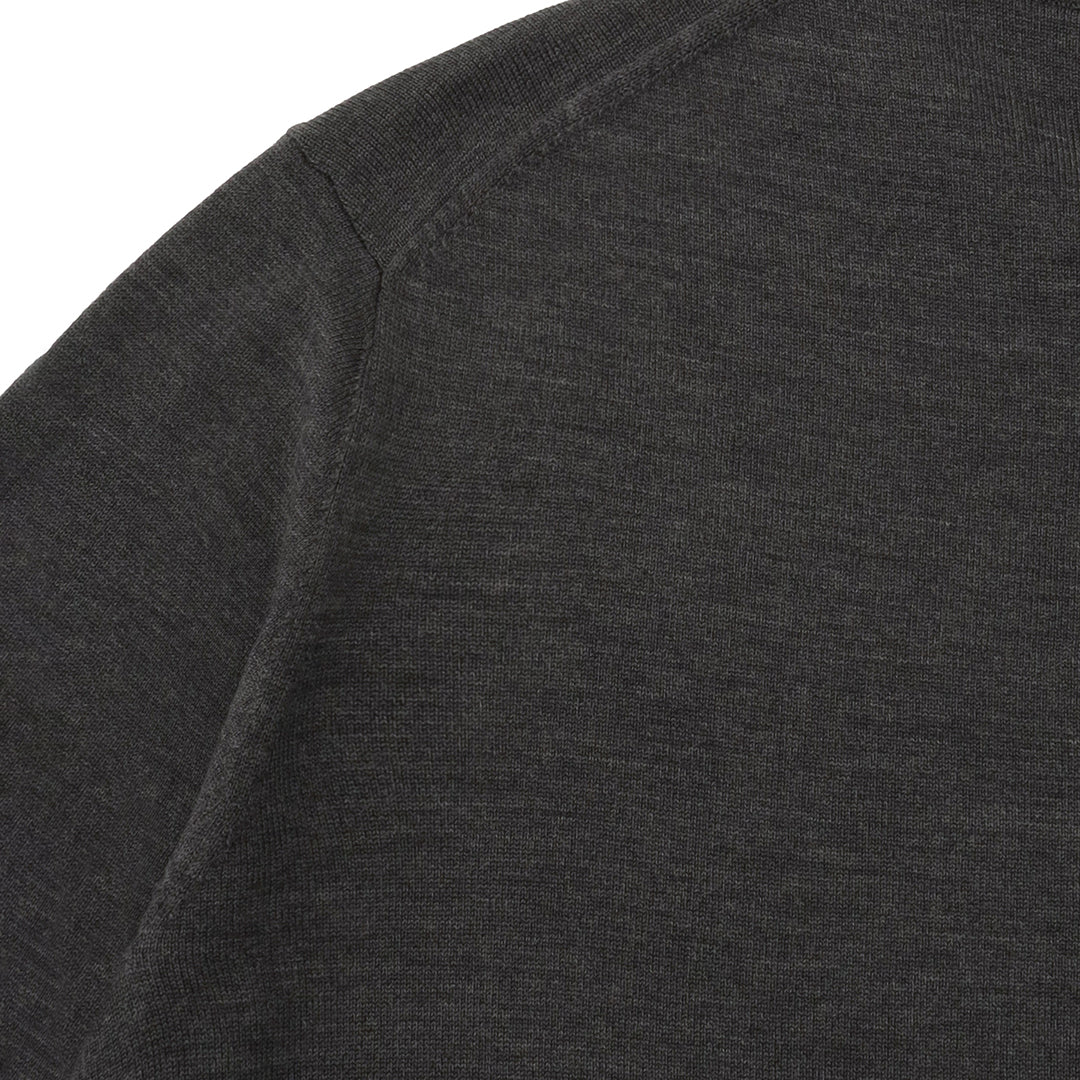 TECHWOOL🄬 Crew Neck Knit Color: Charcoal