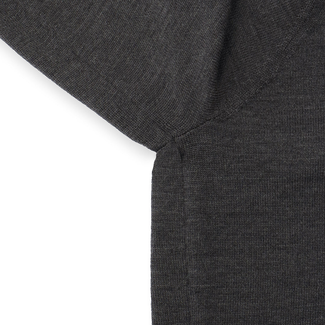 TECHWOOL🄬 Crew Neck Knit Color: Charcoal