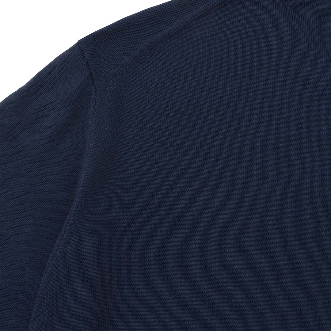 TECHWOOL🄬 Crew Neck Knit Color: Deep Blue