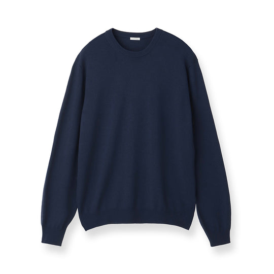 TECHWOOL🄬 Crew Neck Knit Color: Deep Blue