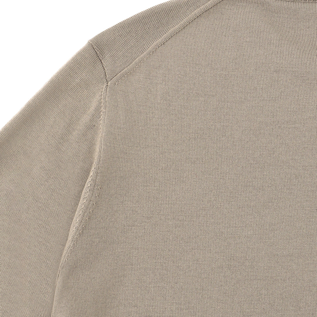 TECHWOOL🄬 Crew Neck Knit Color: Greige