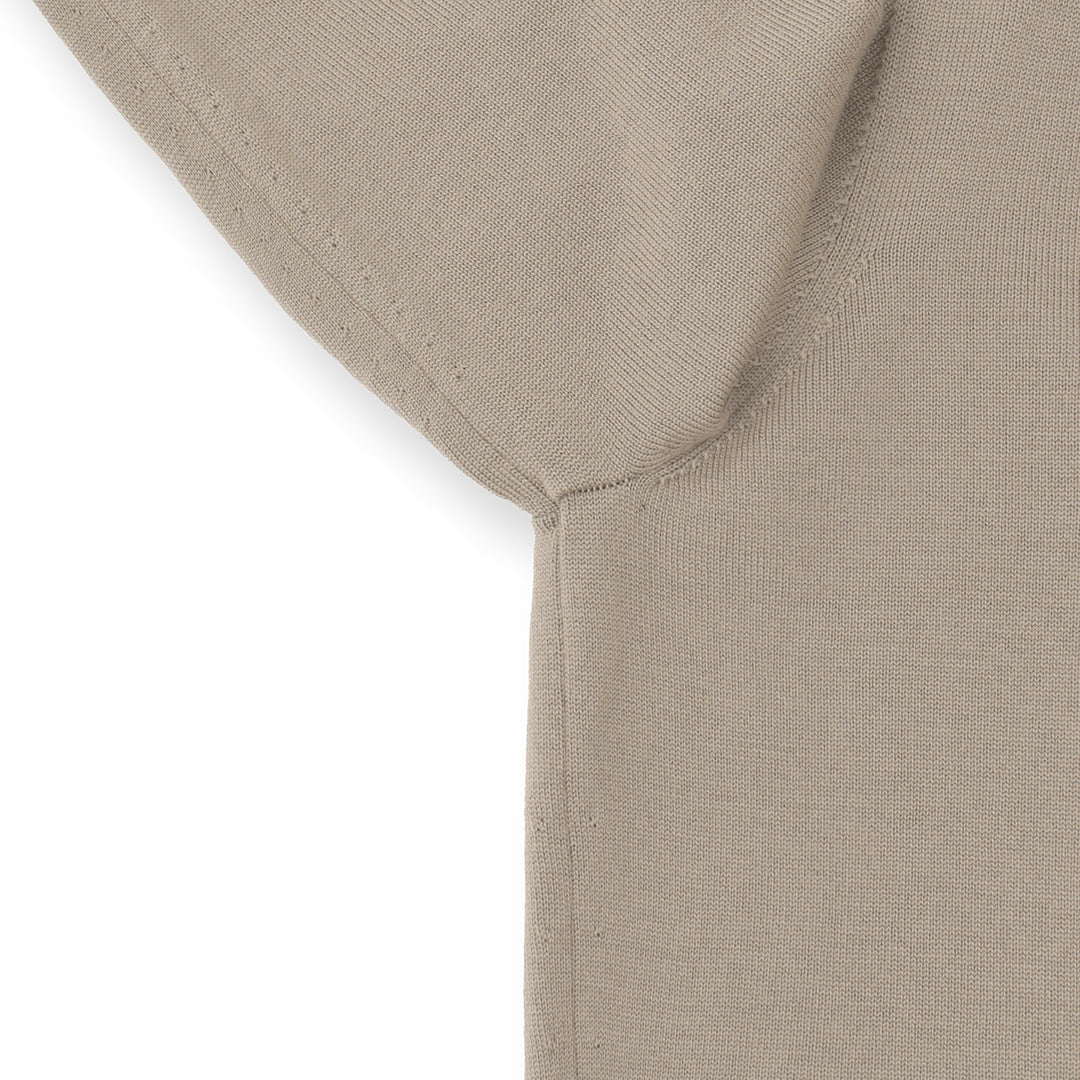 TECHWOOL🄬 Crew Neck Knit Color: Greige