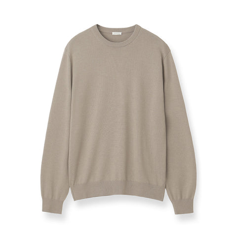 TECHWOOL🄬 Crew Neck Knit Color: Greige
