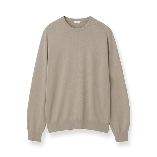 TECHWOOL🄬 Crew Neck Knit Color: Greige