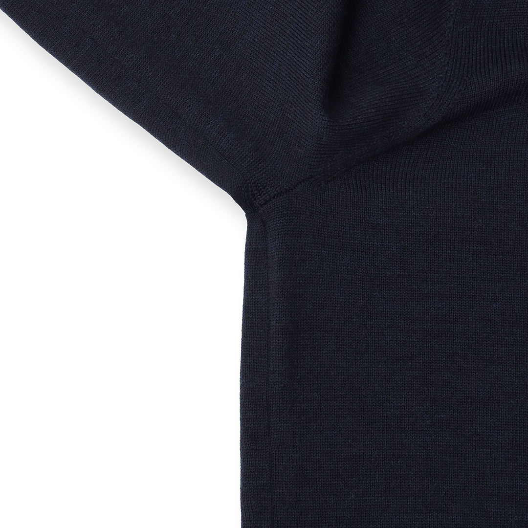 TECHWOOL🄬 Crew Neck Knit Color: Navy