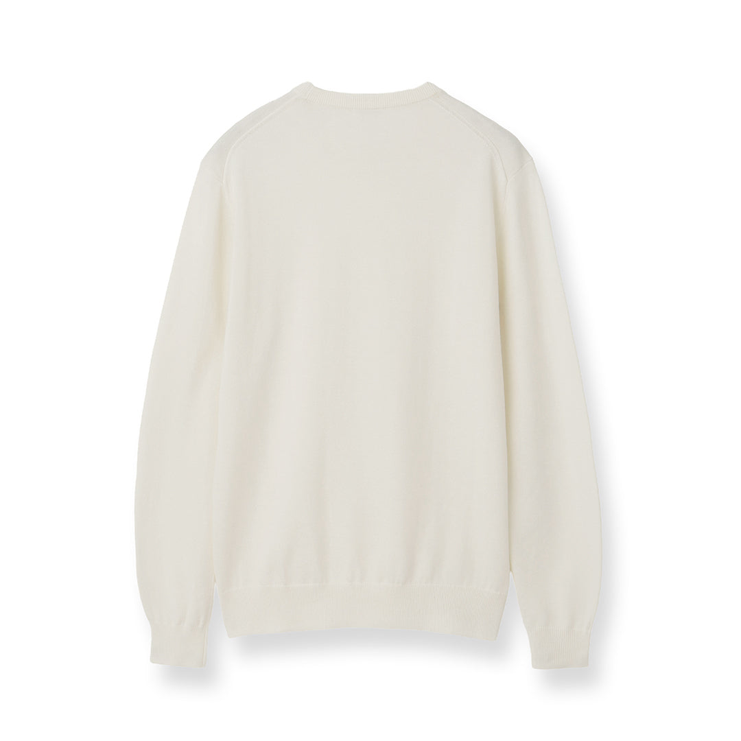 TECHWOOL🄬 Crew Neck Knit Color: Off White