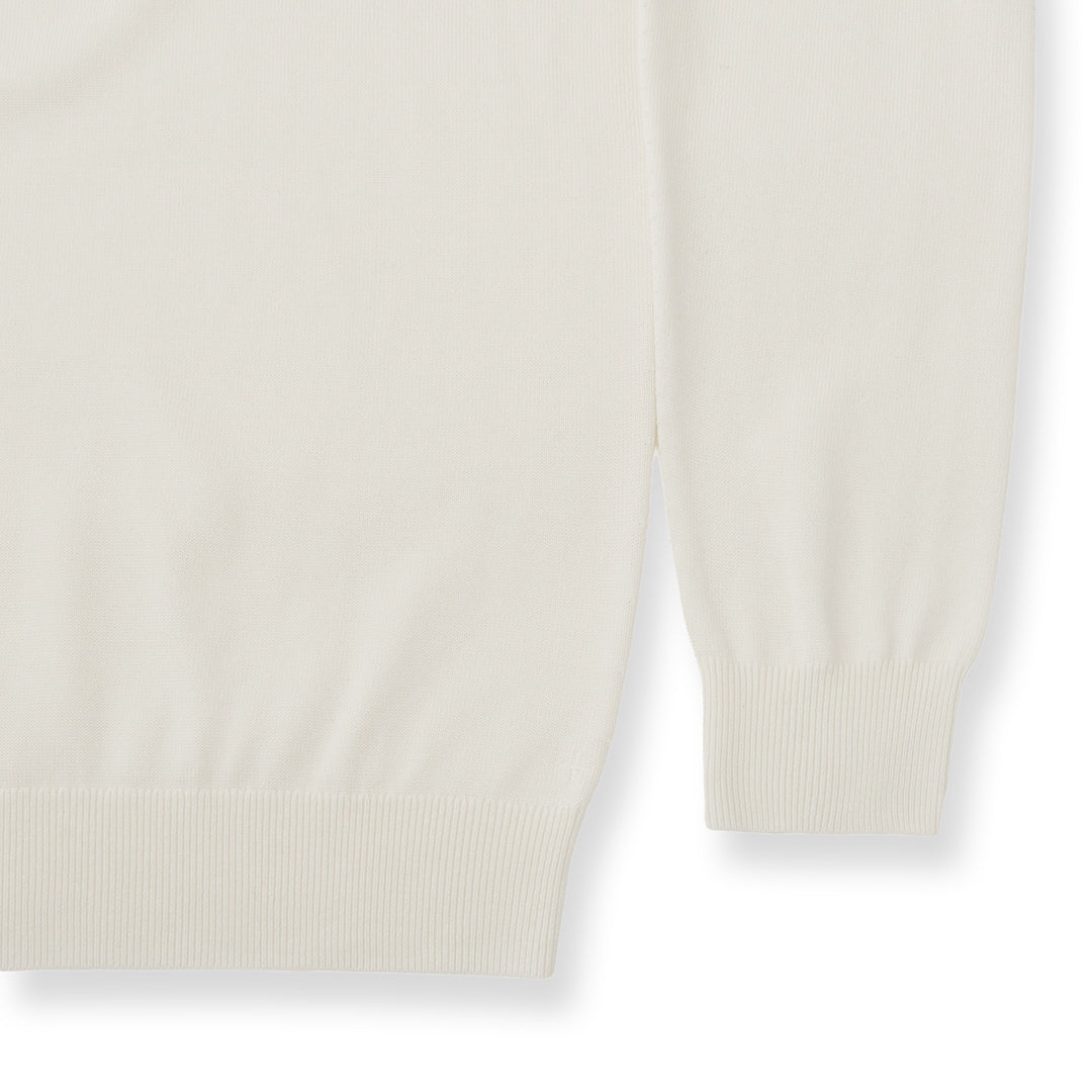 TECHWOOL🄬 Crew Neck Knit Color: Off White