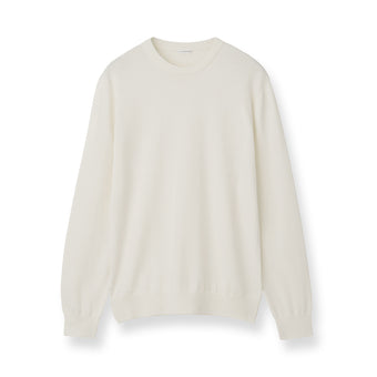TECHWOOL🄬 Crew Neck Knit Color: Off White