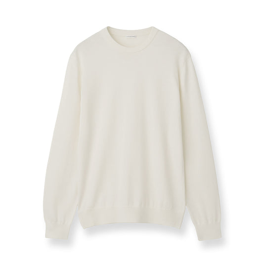 TECHWOOL🄬 Crew Neck Knit Color: Off White