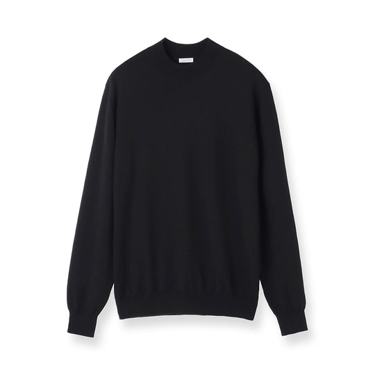 TECHWOOL🄬 Mock Neck Knit Color: Black