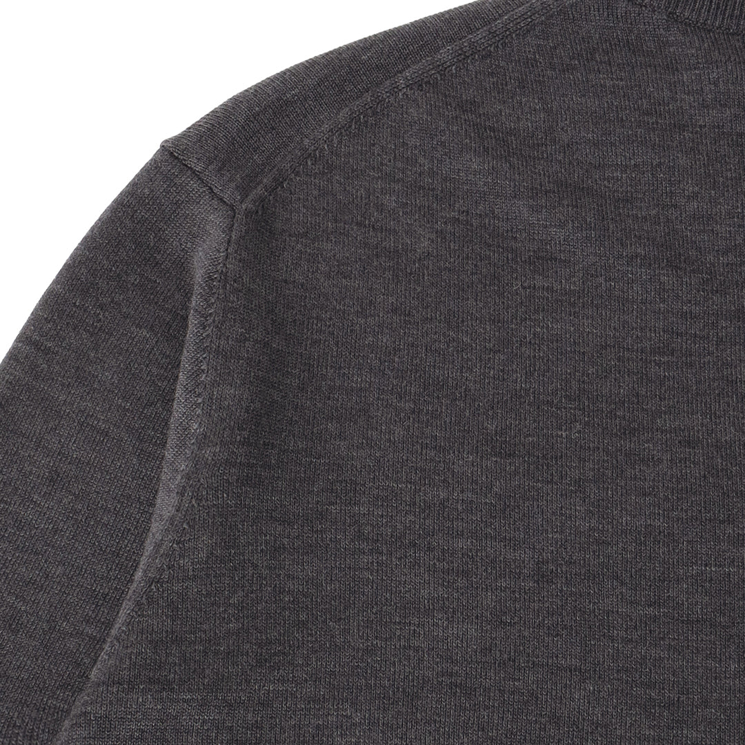 TECHWOOL🄬 Mock Neck Knit Color: Charcoal