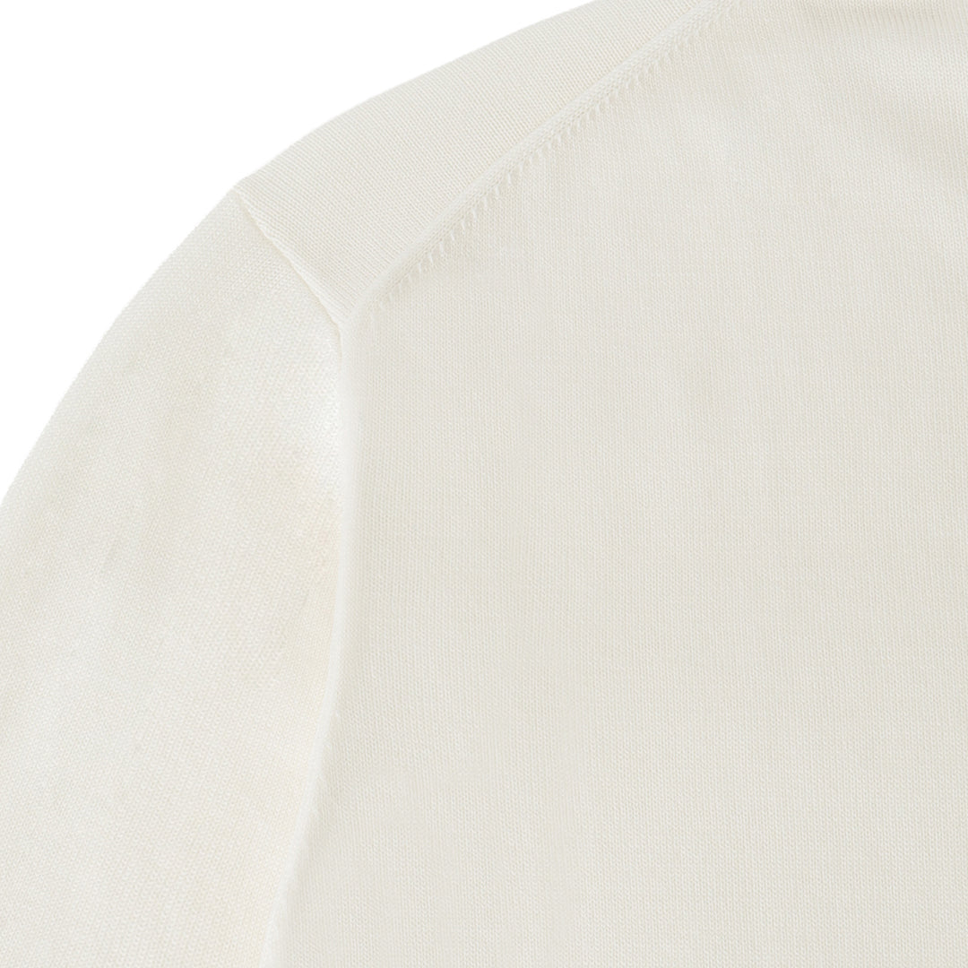 TECHWOOL🄬 Mock Neck Knit Color: Off White