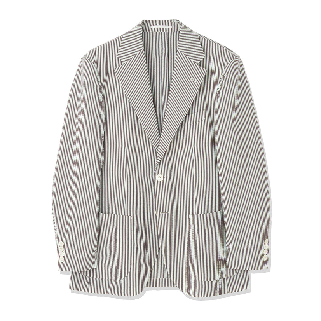 テックウール®シアサッカーイージージャケット ディープネイビー