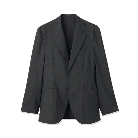 Tropical Easy Jacket Color: Charcoal