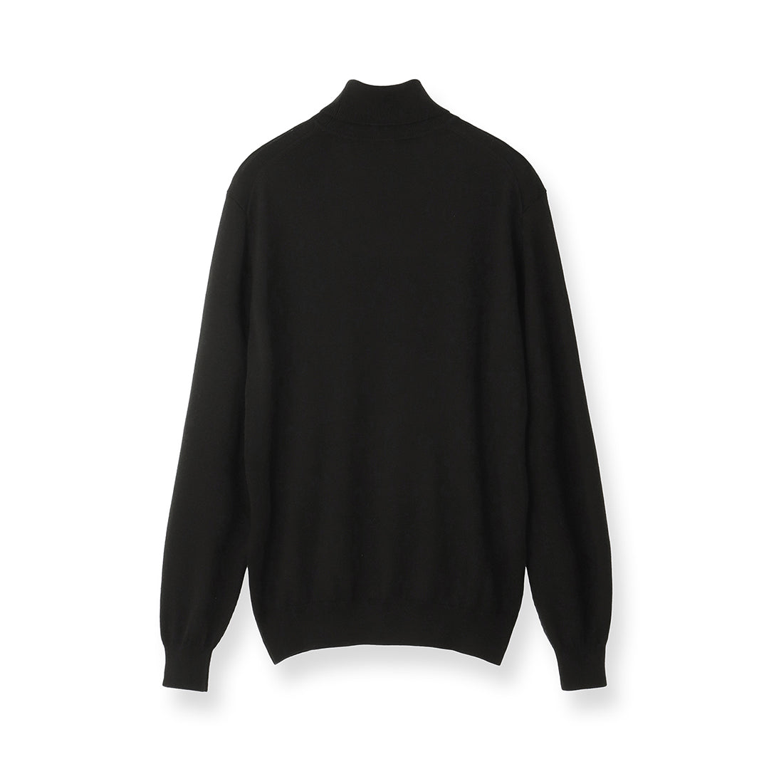 TECHWOOL🄬 Turtle Neck Knit Color: Black