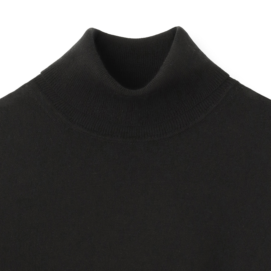 TECHWOOL🄬 Turtle Neck Knit Color: Black