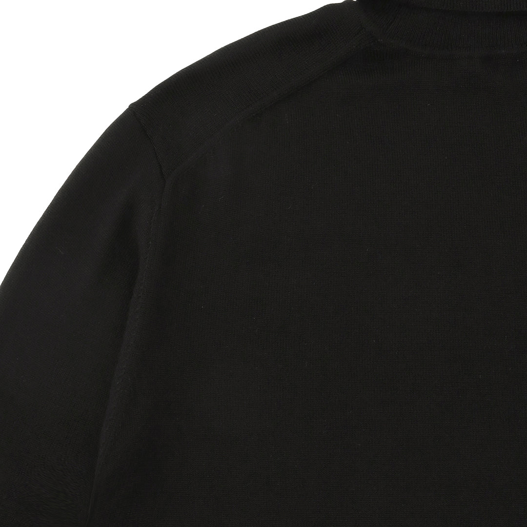 TECHWOOL🄬 Turtle Neck Knit Color: Black