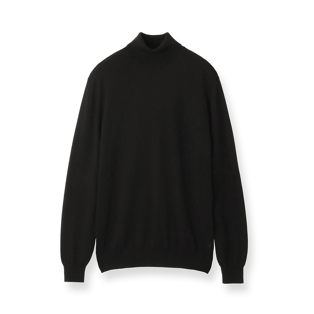 TECHWOOL🄬 Turtle Neck Knit Color: Black