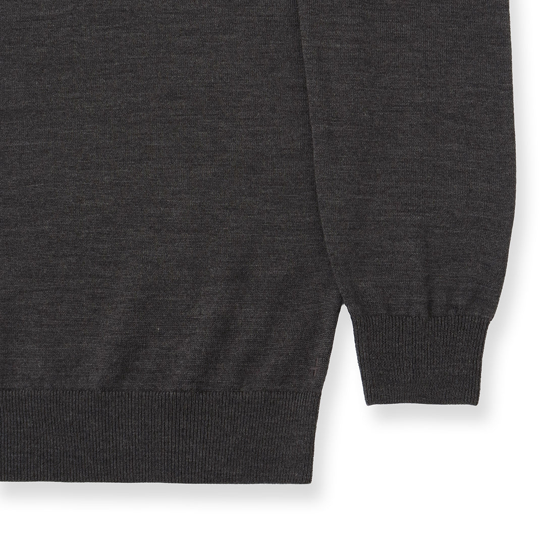 TECHWOOL🄬 Turtle Neck Knit Color: Charcoal