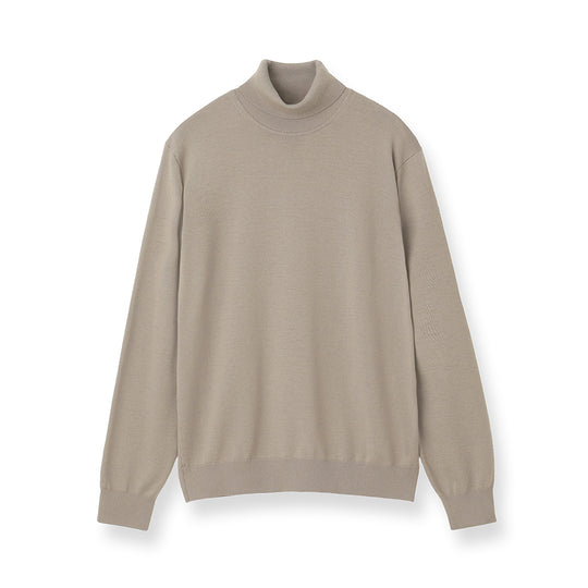 TECHWOOL🄬 Turtle Neck Knit Color: Greige