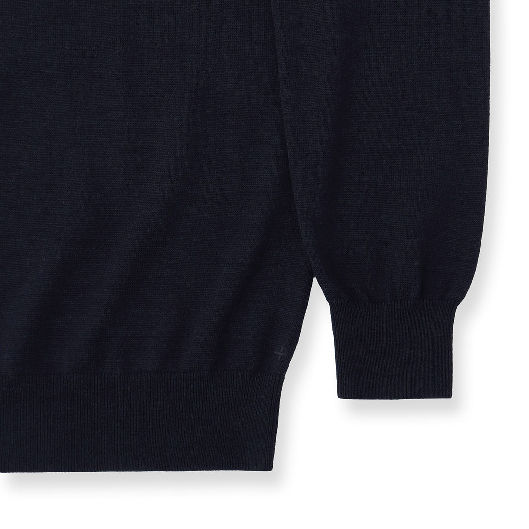 TECHWOOL🄬 Turtle Neck Knit Color: Navy