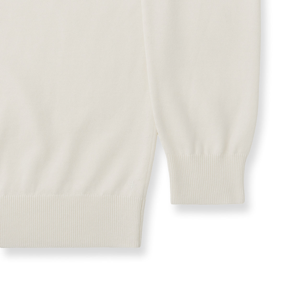 TECHWOOL🄬 Turtle Neck Knit Color: Off White
