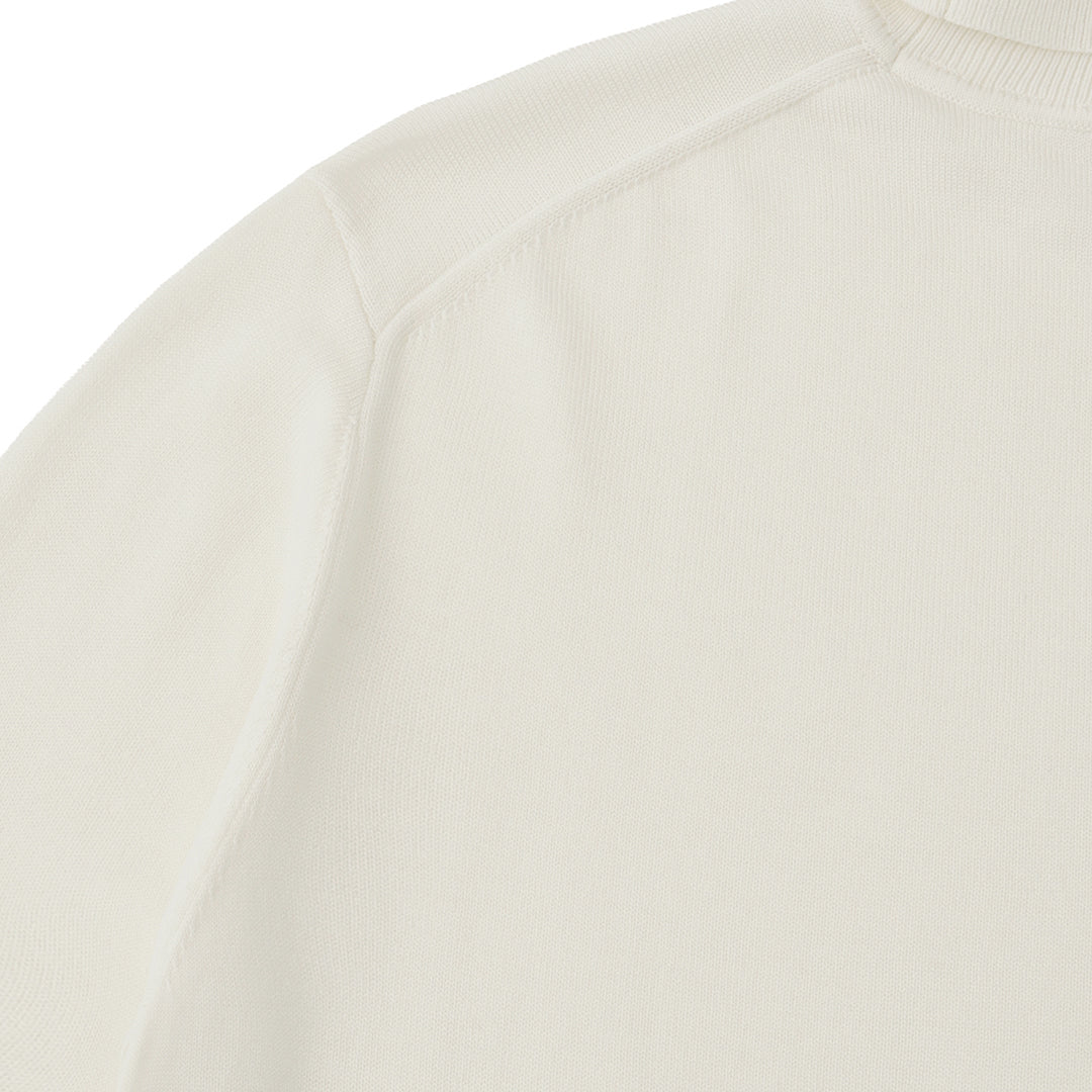 TECHWOOL🄬 Turtle Neck Knit Color: Off White