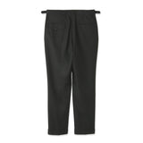 Twill Two Pleats Trousers Color: Charcoal