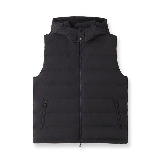 Tex Nylon Down Vest Color: Navy