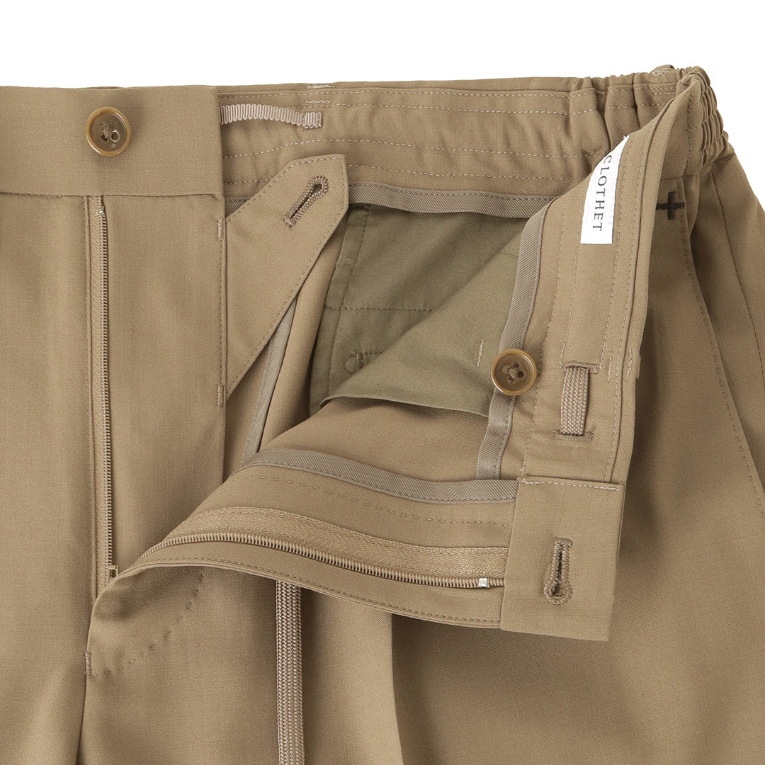 Tropical Easy Trousers Color: Camel