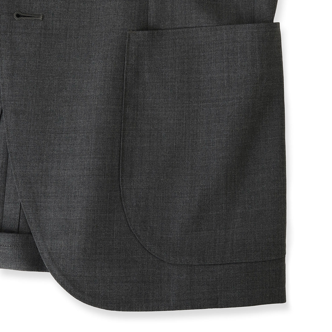 Tropical Tailored Jacket Color: Charcoal