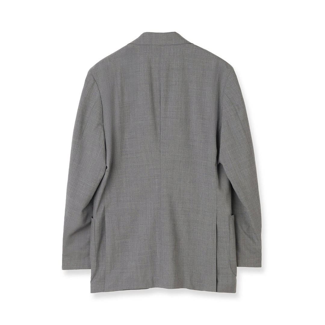 テックウール®トロピカル テーラードジャケット グレー | ＋CLOTHET ONLINE