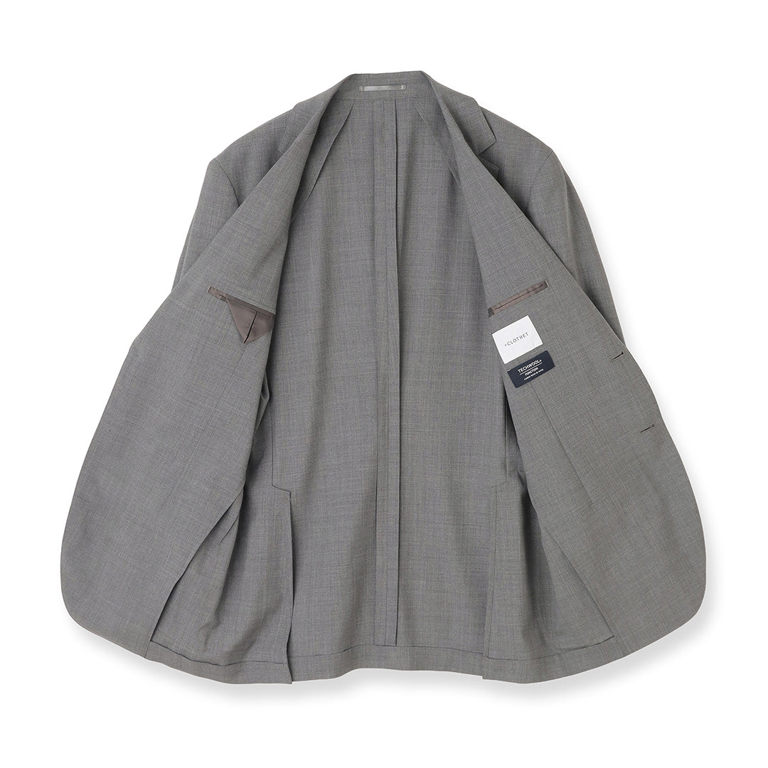Tropical Tailored Jacket Color: Gray