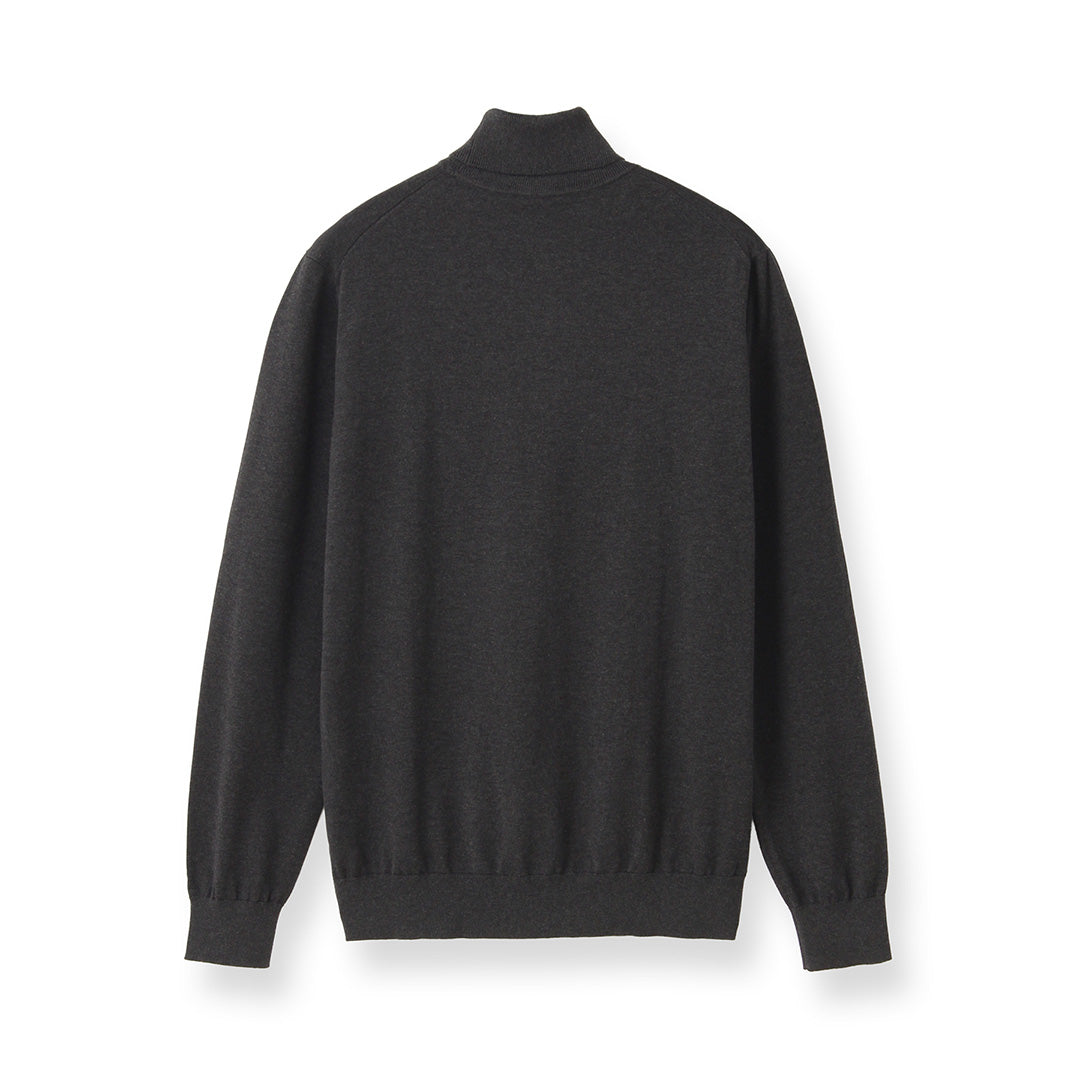 スビンプラチナム タートルネックニット チャコール | ＋CLOTHET ONLINE