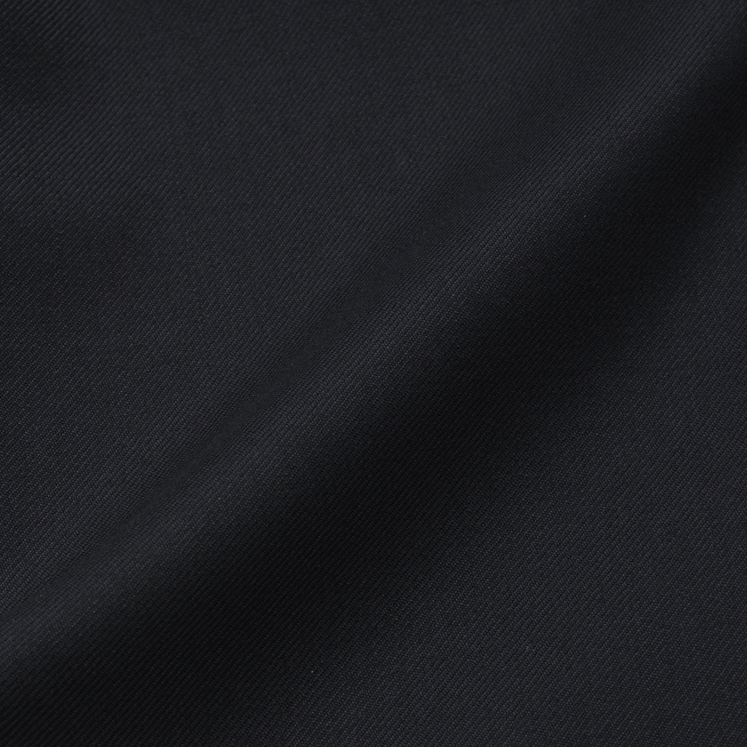 Twill Semi Wide Easy Trousers Color: Black