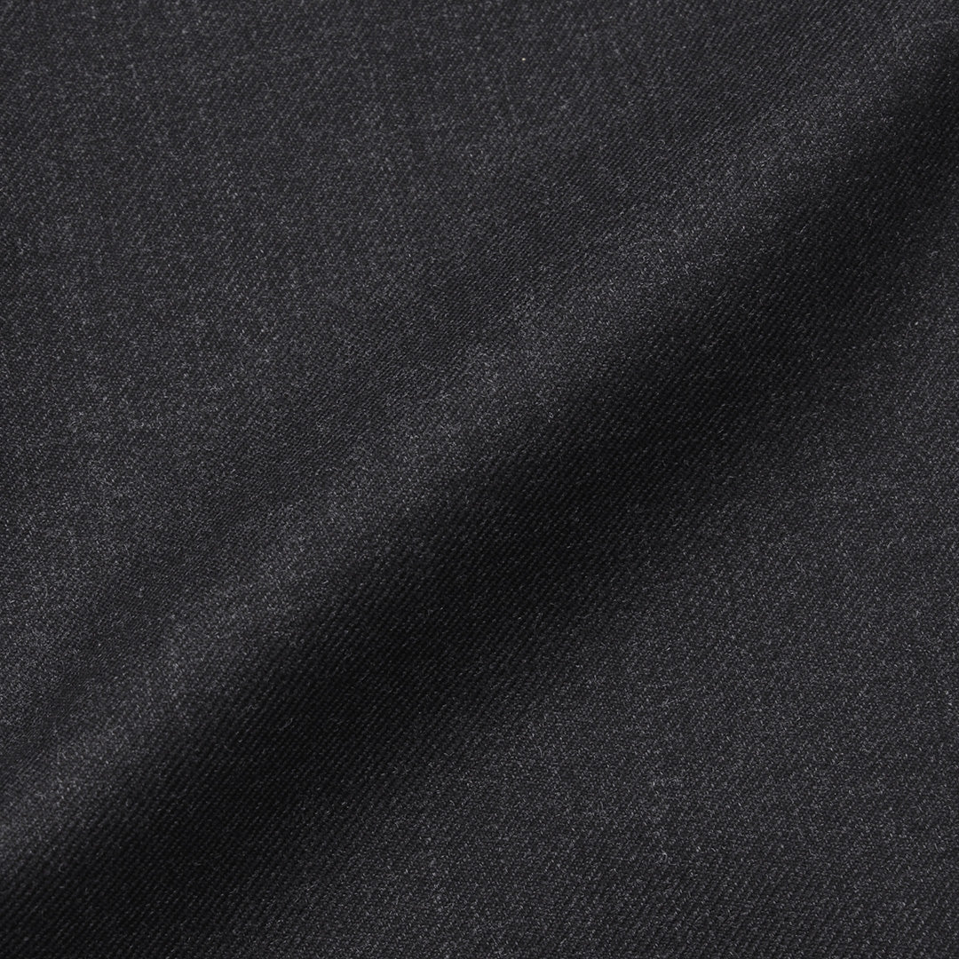 Twill Semi Wide Easy Trousers Color: Charcoal