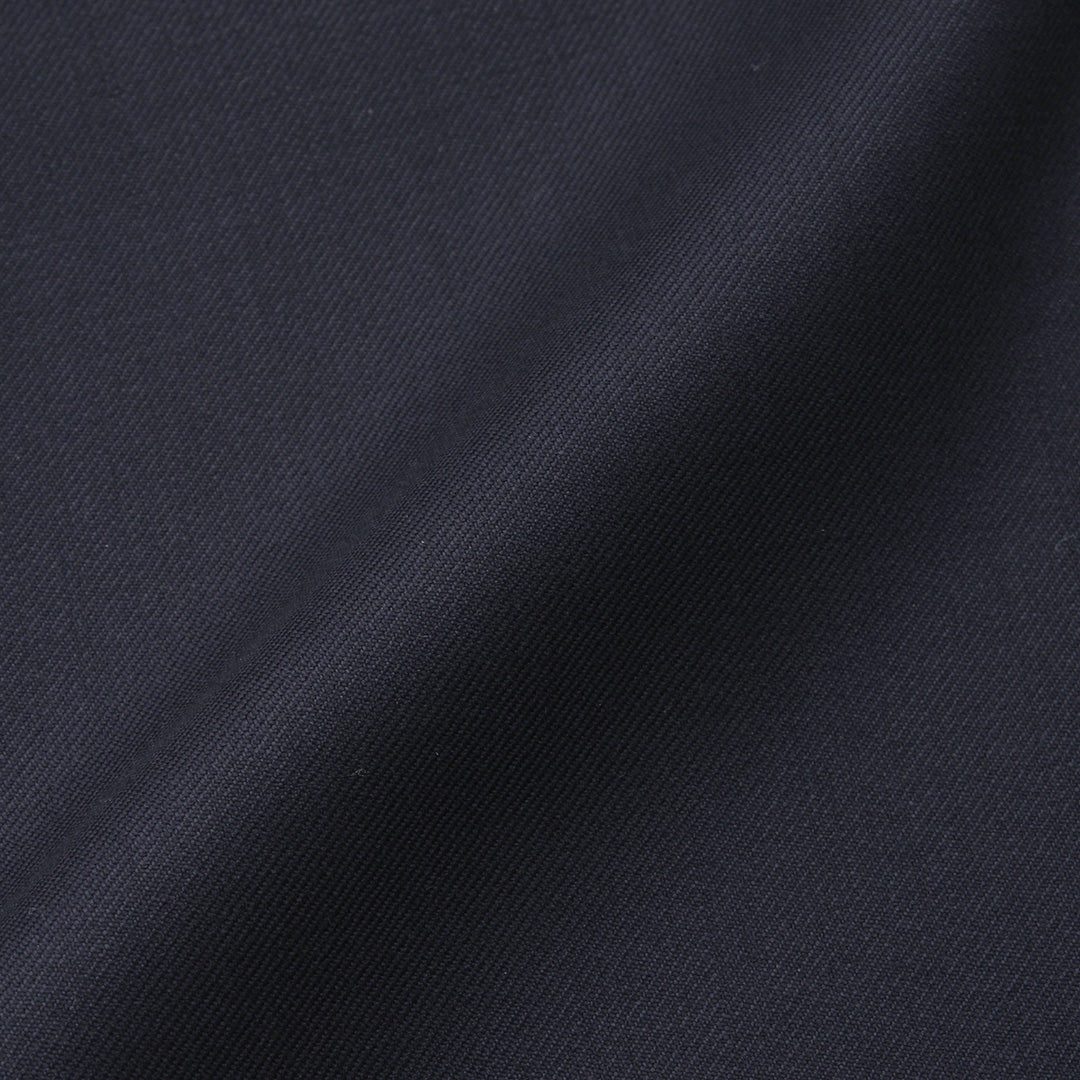 Twill Semi Wide Easy Trousers Color: Navy