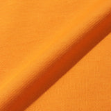 スビンプラチナム裏毛フーディーアンバーオレンジの生地画像