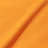スヴィンプラチナム裏毛スウェットシャツアンバーオレンジの生地画像