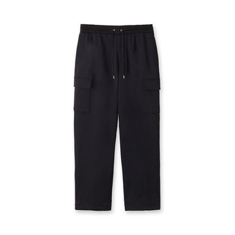 Urake Wide Cargo Pants Color: Black