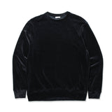 Velour Sweatshirt Color: Navy