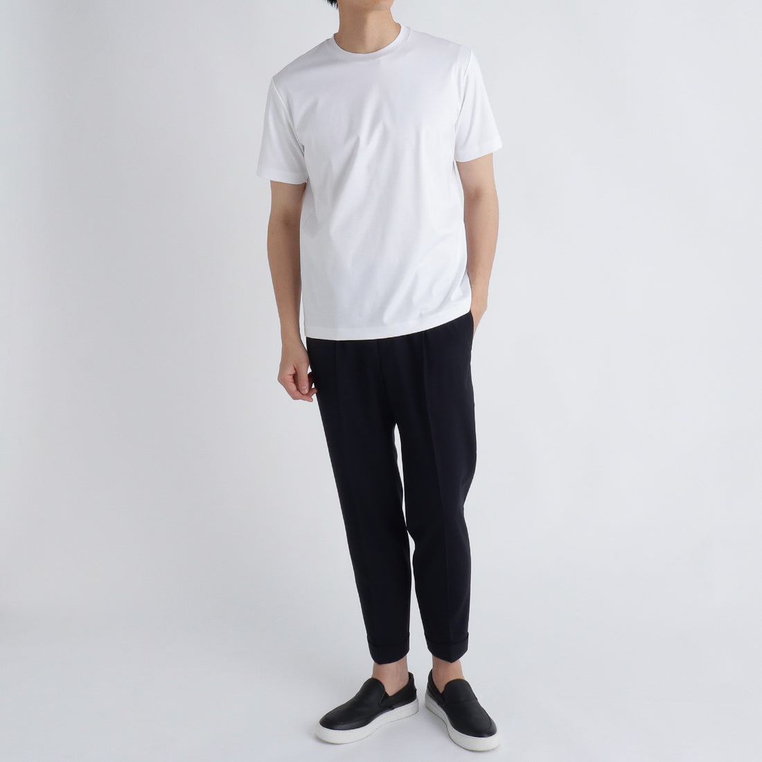 GIZA45ドレスTシャツ ホワイト | ＋CLOTHET ONLINE