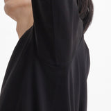 GIZA45 Long Sleeve Dress T-shirt Color: Black
