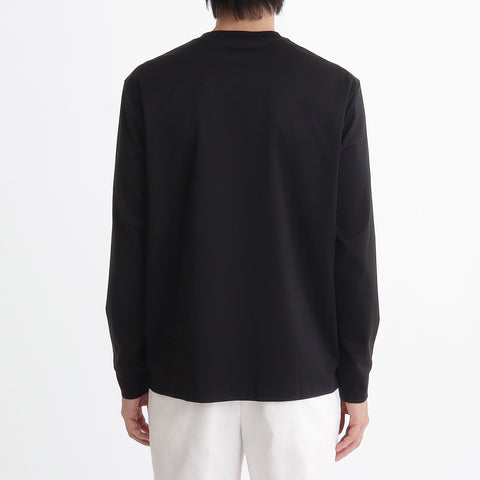 GIZA45 Long Sleeve Dress T-shirt Color: Black