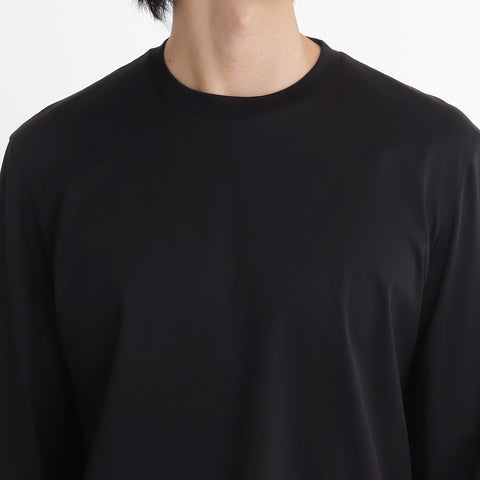 GIZA45 Long Sleeve Dress T-shirt Color: Black