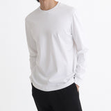 GIZA45 Long Sleeve Dress T-shirt Color: White