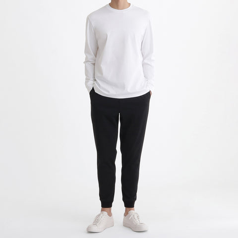 GIZA45 Long Sleeve Dress T-shirt Color: White