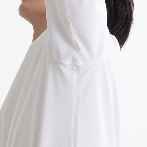 GIZA45 Long Sleeve Dress T-shirt Color: White