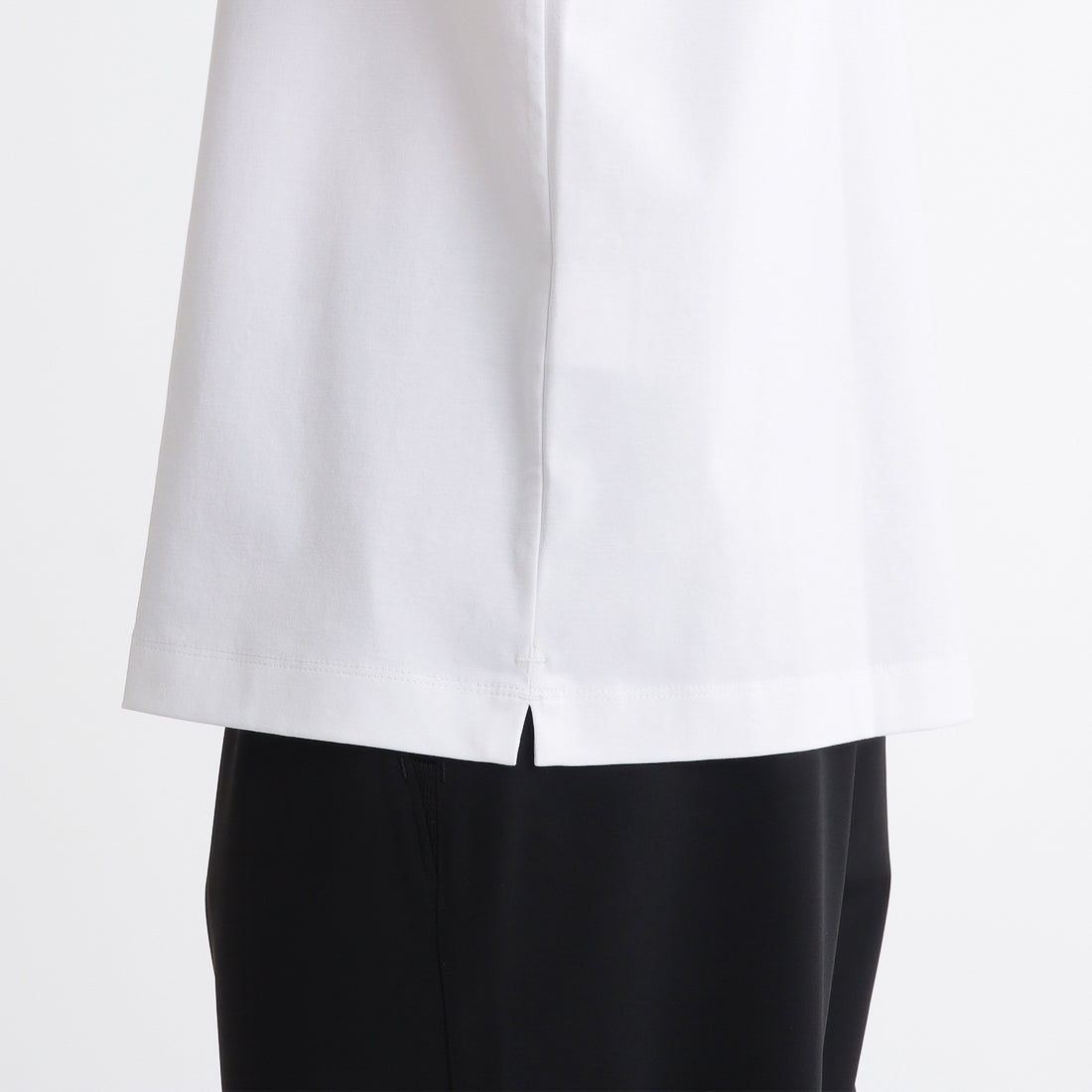 GIZA45ロングスリーブドレスTシャツ ホワイト | ＋CLOTHET ONLINE
