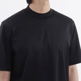 GIZA45 Mock Neck Dress T-shirt Color: Black